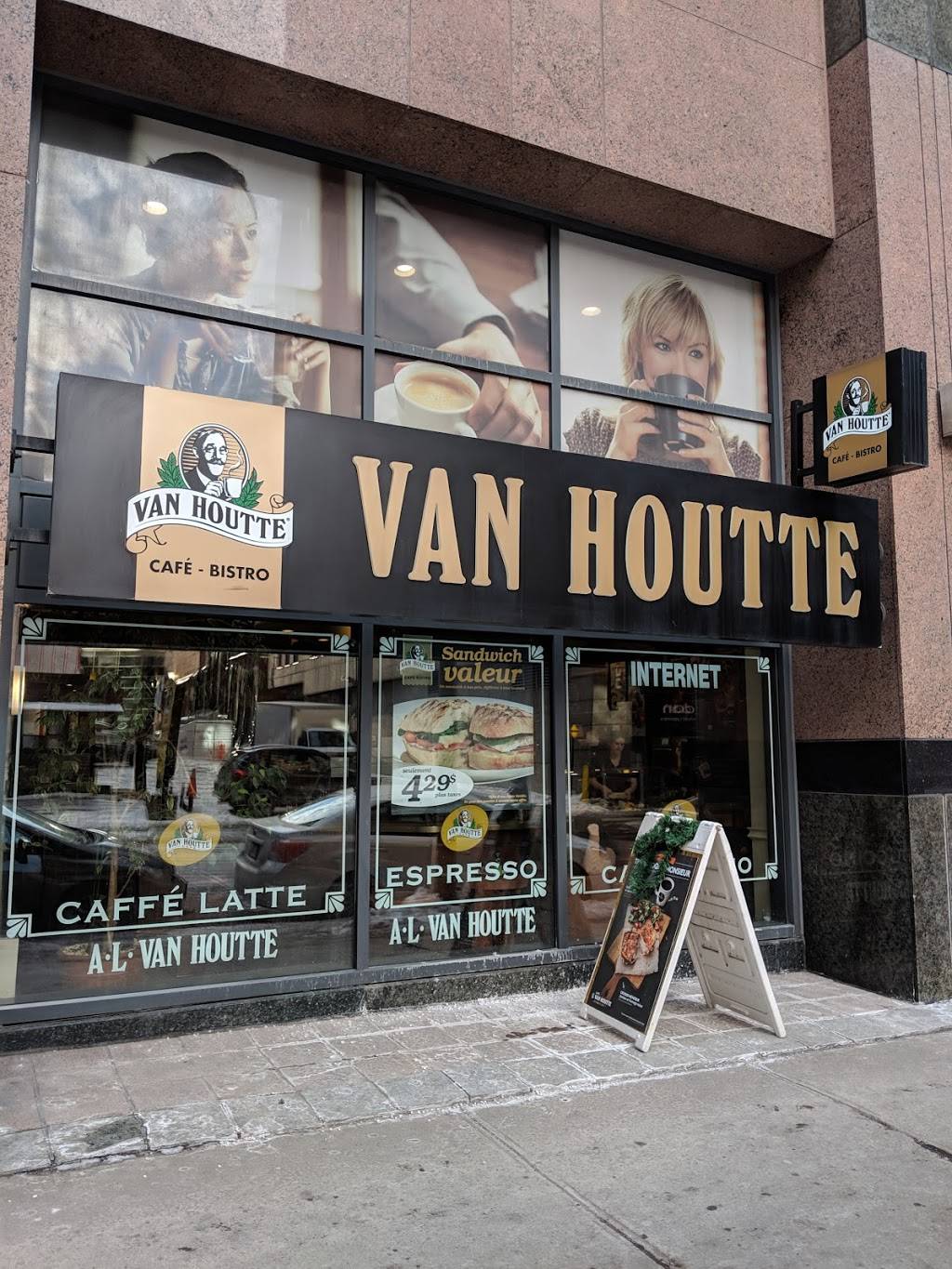 Café Van Houtte | cafe | 2027 Rue Metcalfe, Montréal, QC H3A 1X7, Canada | 5148495466 OR +1 514-849-5466