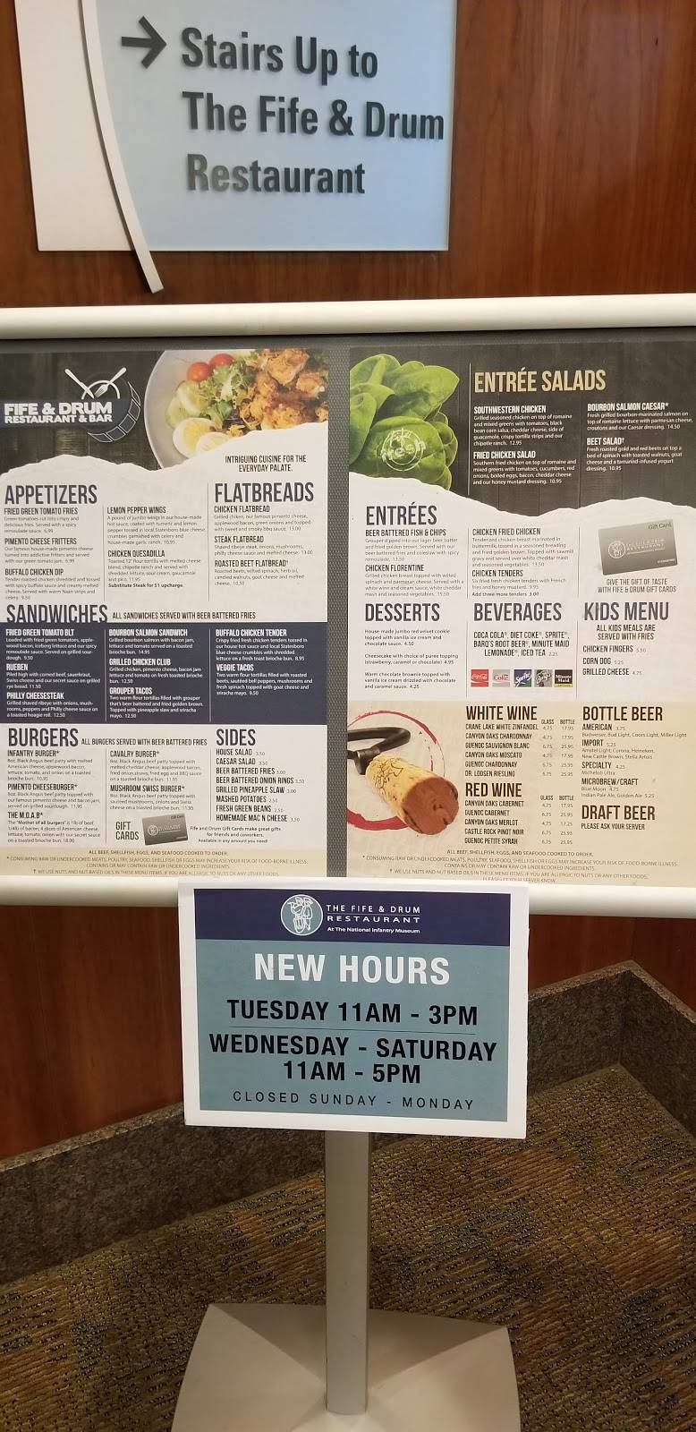 Fife & Drum Restaurant | restaurant | 1775 Legacy Way #235, Columbus, GA 31903, USA | 7066855801 OR +1 706-685-5801