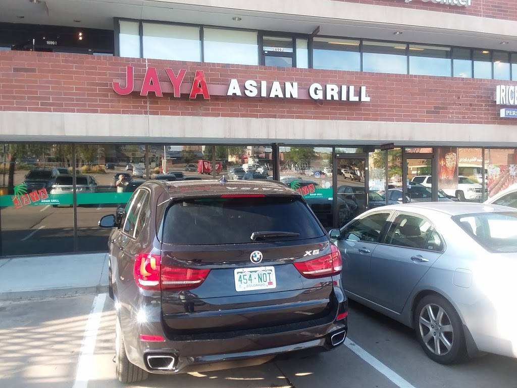 Jaya Asian Grill | meal delivery | 1699 S Colorado Blvd B, Denver, CO 80222, USA | 3037577887 OR +1 303-757-7887