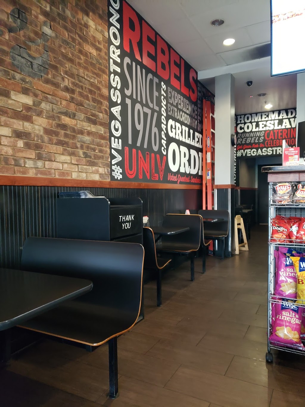 Capriottis Sandwich Shop | restaurant | 4480 Paradise Rd, Las Vegas, NV 89169, USA | 7027366166 OR +1 702-736-6166