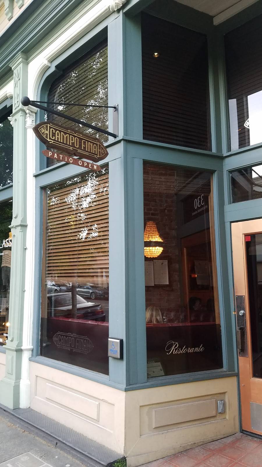 Campo Fina | restaurant | 330 Healdsburg Ave, Healdsburg, CA 95448, USA | 7073954640 OR +1 707-395-4640