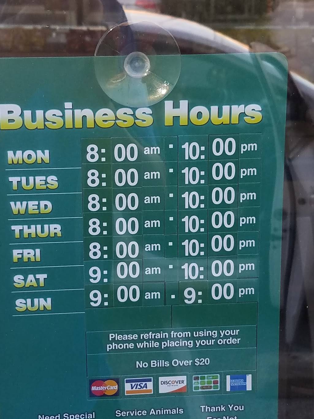 Subway | restaurant | 404 Thompson Rd, Indianapolis, IN 46227, USA | 3177847827 OR +1 317-784-7827