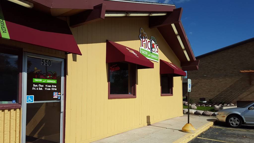 Picos Tacos and Cerveza | restaurant | 550 3 Mile Rd, Racine, WI 53402, USA | 2628003488 OR +1 262-800-3488