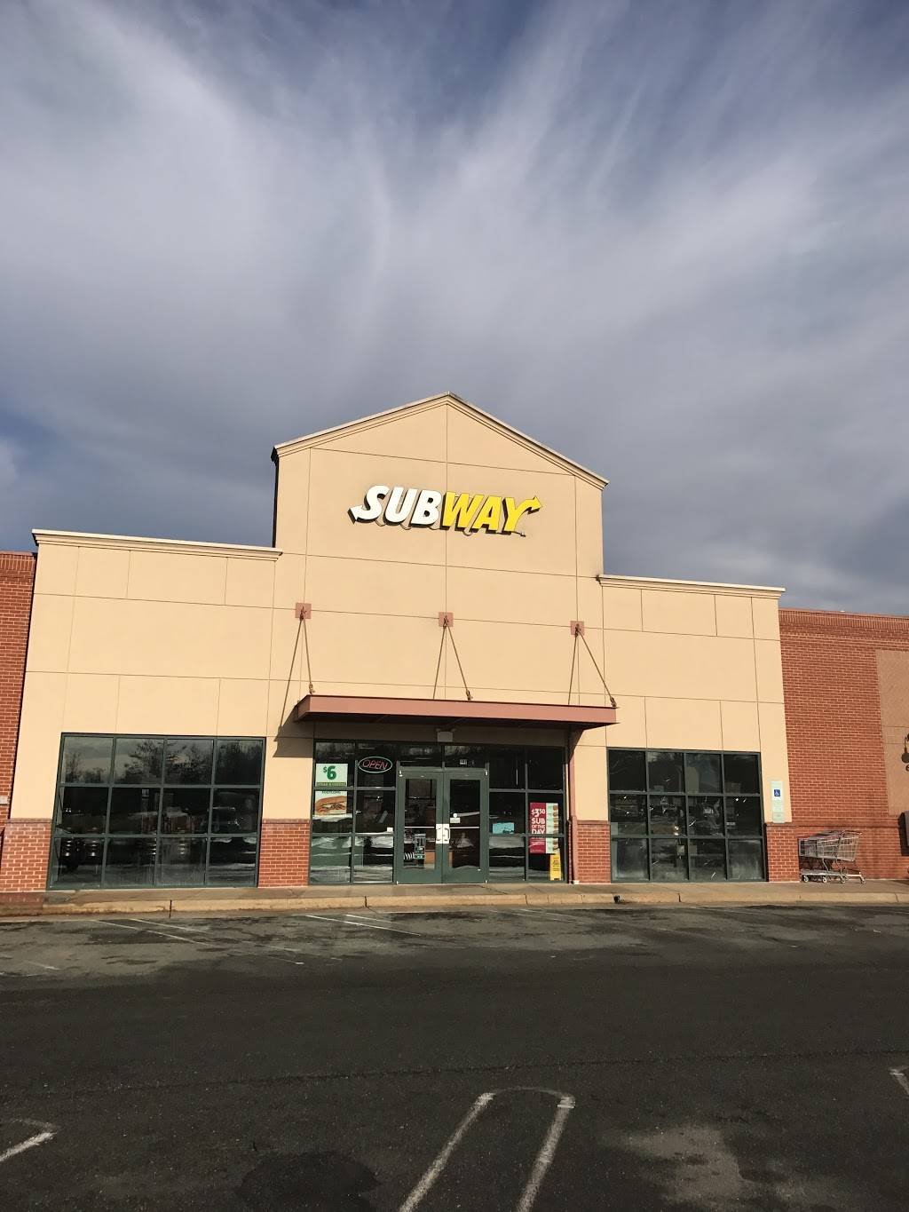 Subway | restaurant | 624 Tyvola Rd #102, Charlotte, NC 28217, USA | 7045233103 OR +1 704-523-3103