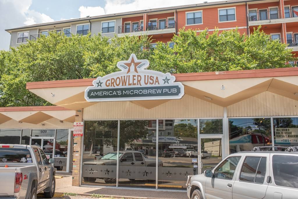 Growler USA - Austin | restaurant | 609 W 29th St, Austin, TX 78705, USA | 5128009532 OR +1 512-800-9532