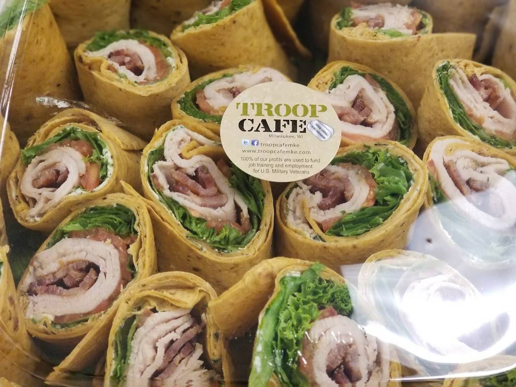Troop Cafe | restaurant | 3430 W Wisconsin Ave, Milwaukee, WI 53208, USA | 4147637490 OR +1 414-763-7490