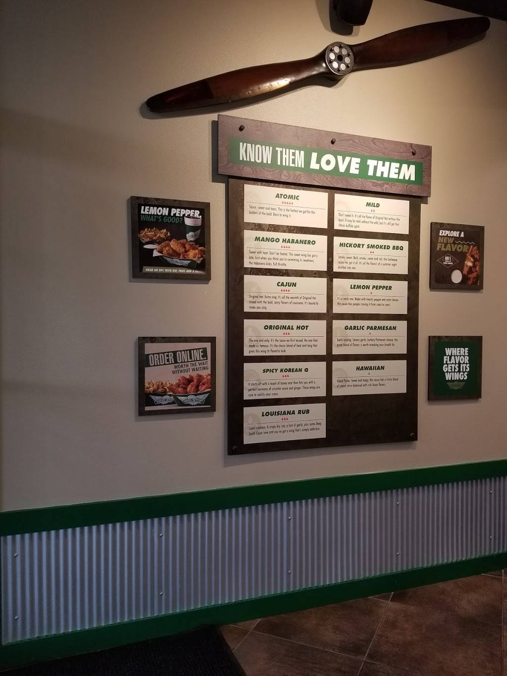 Wingstop | restaurant | 9305 N 56th St, Temple Terrace, FL 33617, USA | 8133735174 OR +1 813-373-5174