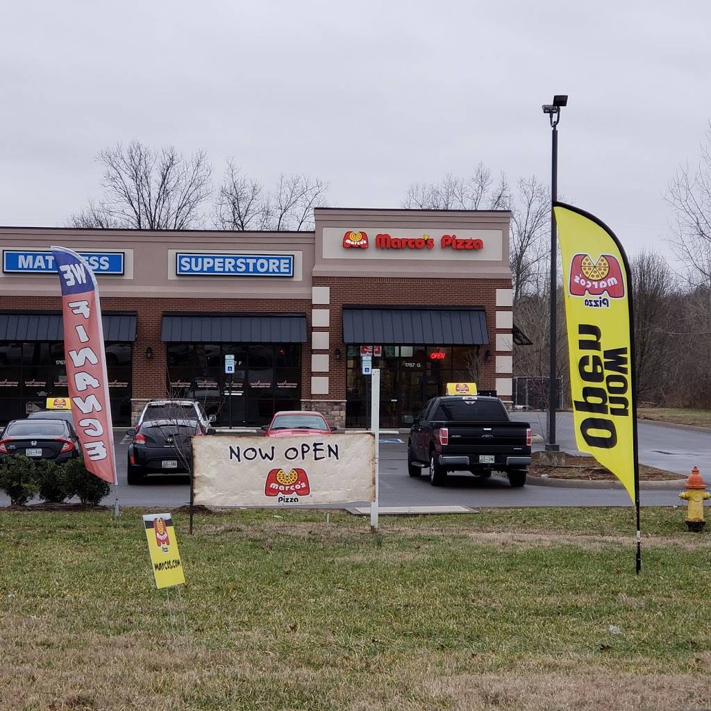 Marcos Pizza | meal delivery | 1767 Wilma Rudolph Blvd, Clarksville, TN 37040, USA | 9312786077 OR +1 931-278-6077