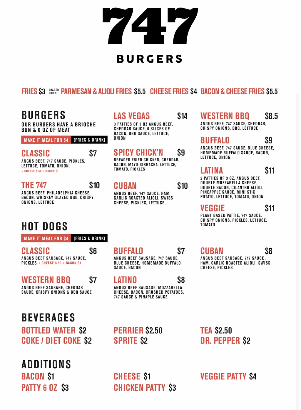 747 burgers | restaurant | 601 W Live Oak St, Austin, TX 78704, USA | 7372887204 OR +1 737-288-7204