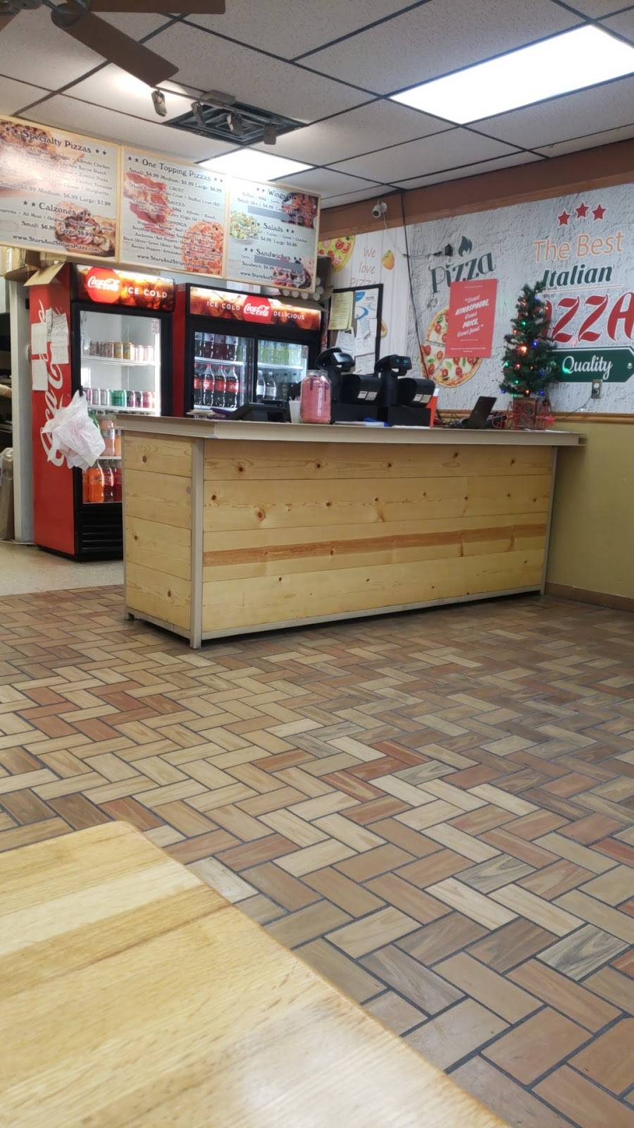 Stars and Stripes Pizza of Norman | restaurant | 1951 W Lindsey St, Norman, OK 73069, USA | 4057015757 OR +1 405-701-5757