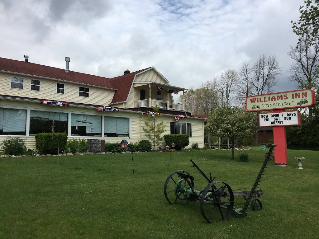 Williams Inn | restaurant | 1724 S Lakeshore Rd, Harbor Beach, MI 48441, USA | 9894793361 OR +1 989-479-3361