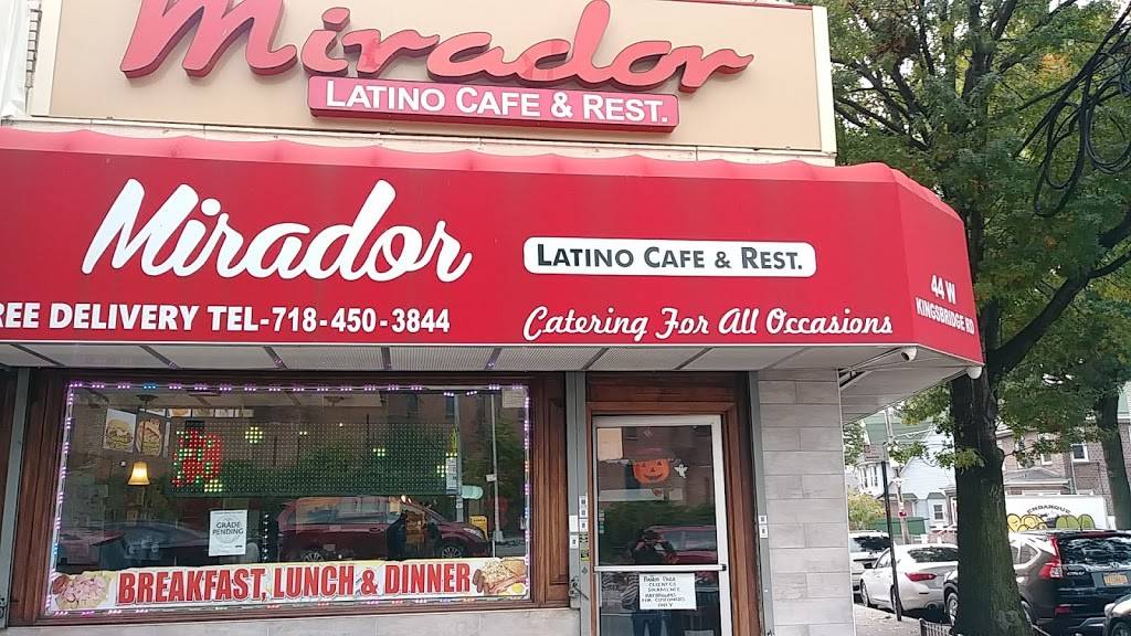 Mirador | restaurant | 44 W Kingsbridge Rd, Bronx, NY 10468, USA | 7184503844 OR +1 718-450-3844