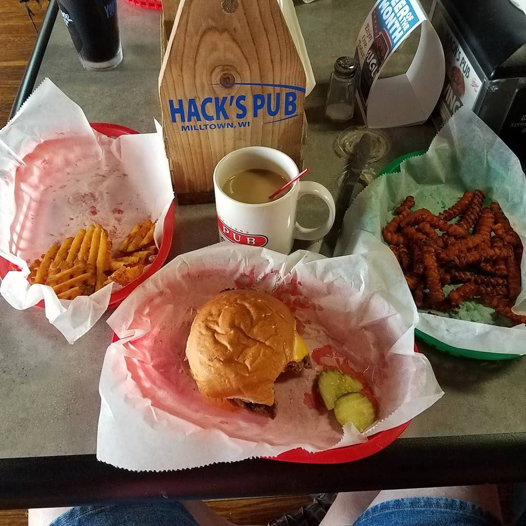 Hacks Pub | restaurant | 49 Main St W, Milltown, WI 54858, USA | 7158253314 OR +1 715-825-3314