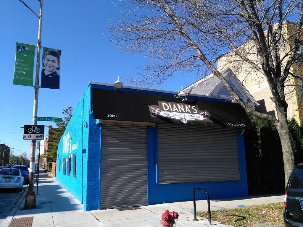 Dianas Food & Restaurant | restaurant | 1000 N Francisco Ave, Chicago, IL 60622, USA | 7732359218 OR +1 773-235-9218