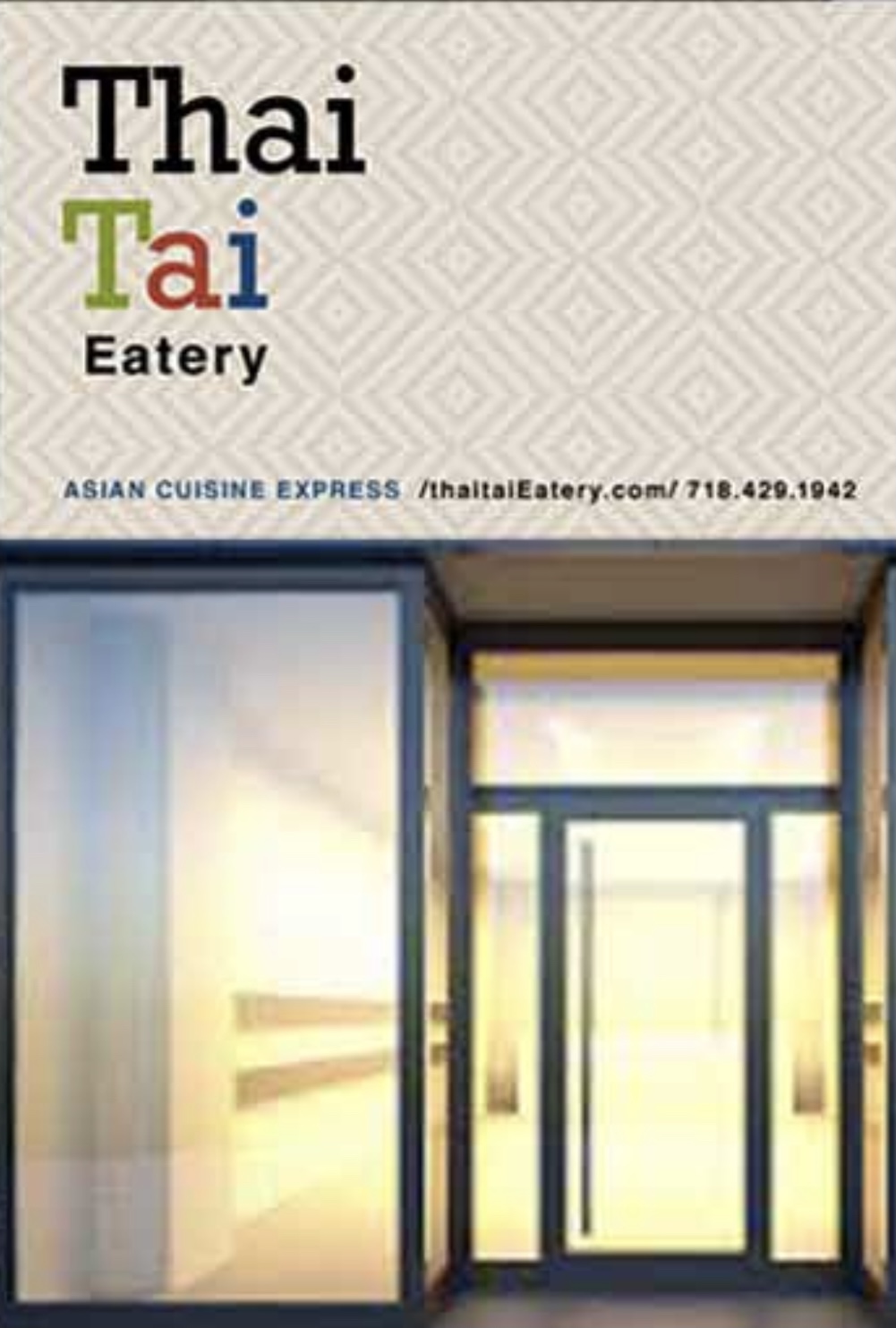 Thai Tai Eatery | restaurant | 55 Willoughby St, Brooklyn, NY 11201, USA | 7185966626 OR +1 718-596-6626