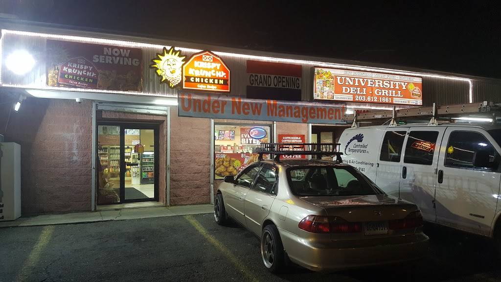 KRISPY KRUNCHY CHICKEN @ University Deli & Grill | restaurant | 500 Park Ave #1, Bridgeport, CT 06604, USA | 2036121661 OR +1 203-612-1661