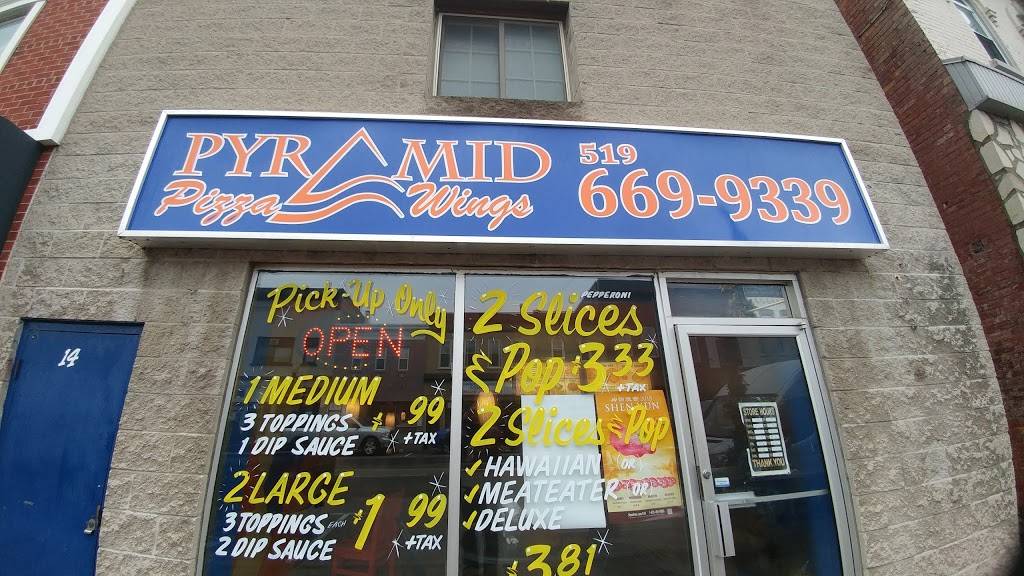 Pyramid Pizza | restaurant | 14 Arthur St S, Elmira, ON N3B 1Z4, Canada | 5196699339 OR +1 519-669-9339