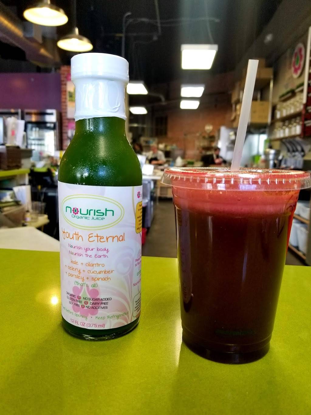 Nourish Organic Juice | restaurant | 303 E Pikes Peak Ave, Colorado Springs, CO 80903, USA | 7196345686 OR +1 719-634-5686