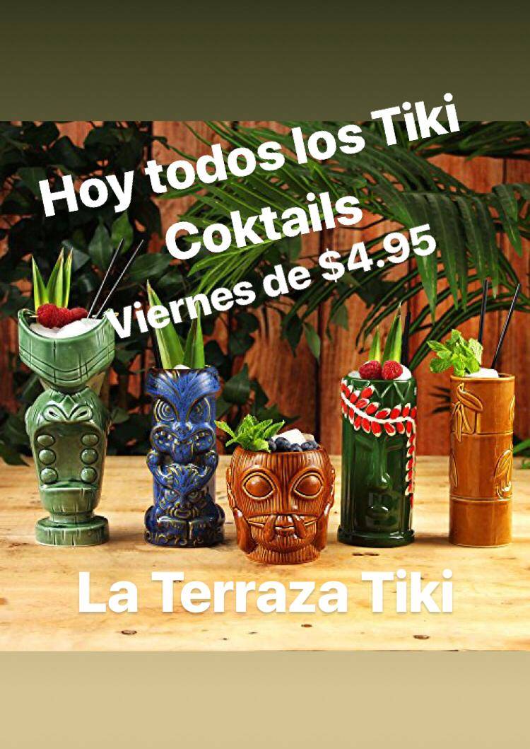 La terraza tiki | restaurant | 15531 Sheridan St, Davie, FL 33331, USA | 9549343860 OR +1 954-934-3860