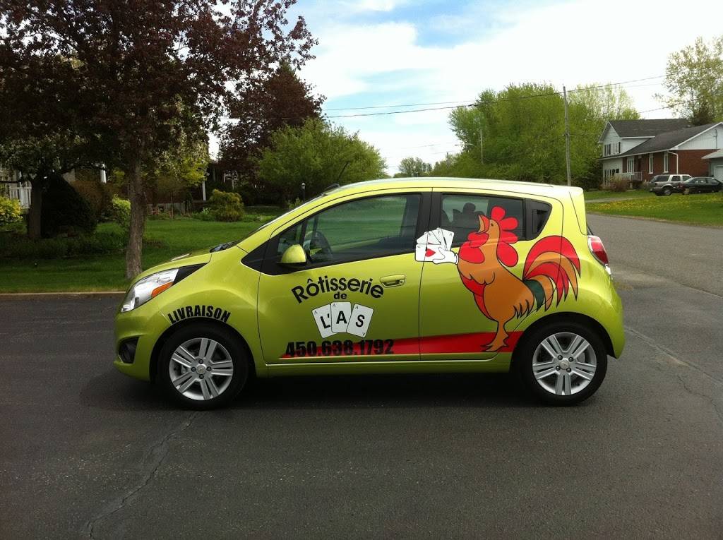 Rôtisserie De LAs | restaurant | 34 Boulevard Marie-Victorin, Delson, QC J5B 1A9, Canada | 4506381792 OR +1 450-638-1792