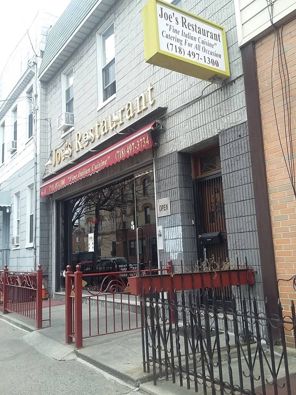 Joes | restaurant | 6611 Forest Ave, Ridgewood, NY 11385, USA | 7184971300 OR +1 718-497-1300