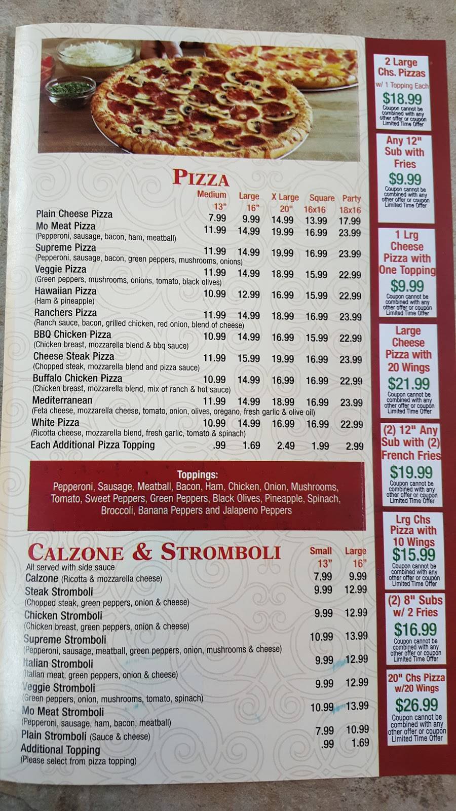 Easton Pizzeria | restaurant | 606 Dover Rd, Easton, MD 21601, USA | 4108224911 OR +1 410-822-4911