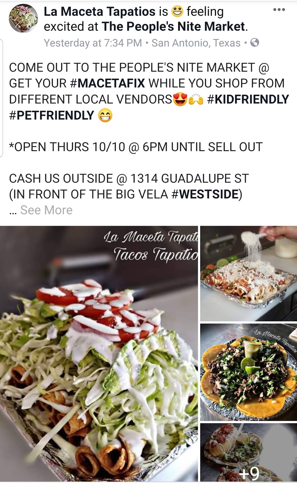La Maceta Tapatios | restaurant | 4553 N Loop 1604 W #1101, San Antonio, TX 78249, USA | 2109991229 OR +1 210-999-1229