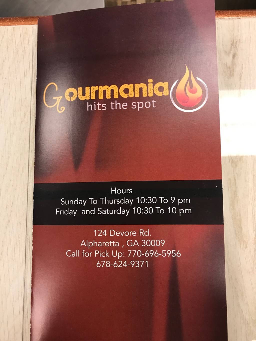 Gourmania | restaurant | 124 Devore Rd, Alpharetta, GA 30009, USA | 7706965956 OR +1 770-696-5956