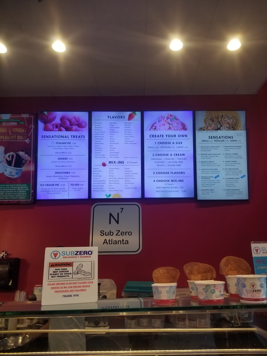 Sub Zero Nitrogen Ice Cream | restaurant | 250 Park Ave W NW, Atlanta, GA 30313, USA | 4043434837 OR +1 404-343-4837