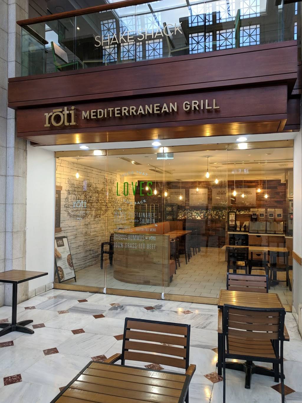 Roti Modern Mediterranean | restaurant | 50 Massachusetts Ave NW, Washington, DC 20002, USA | 2024995444 OR +1 202-499-5444