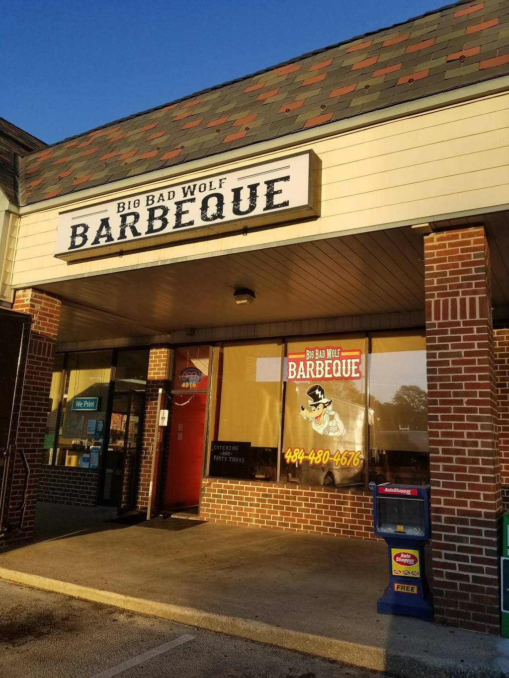 BIG BAD WOLF BARBEQUE BBQ | meal takeaway | 4916 Pennell Rd, Aston, PA 19014, USA | 4844804676 OR +1 484-480-4676