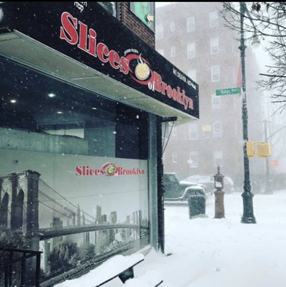 Slices of Brooklyn | meal takeaway | 549 Kings Hwy, Brooklyn, NY 11223, USA | 7186279668 OR +1 718-627-9668