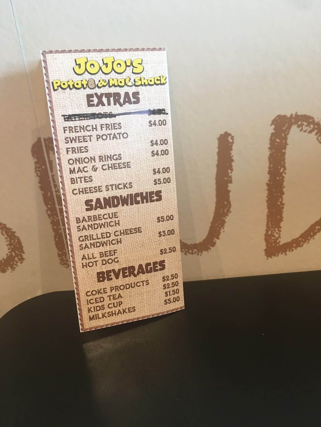 Jojos Potato and Mac Shack | restaurant | 1650 Baytree Rd, Valdosta, GA 31602, USA | 2292621166 OR +1 229-262-1166