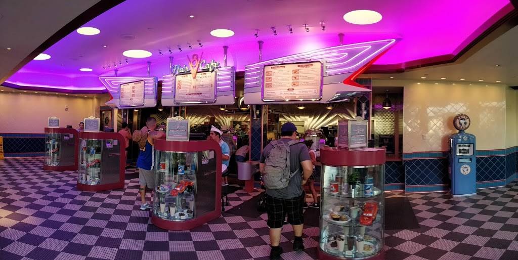 Flos V8 Cafe | restaurant | Disney California Adventure Park, Route 66, Anaheim, CA 92802, USA | 7147814565 OR +1 714-781-4565
