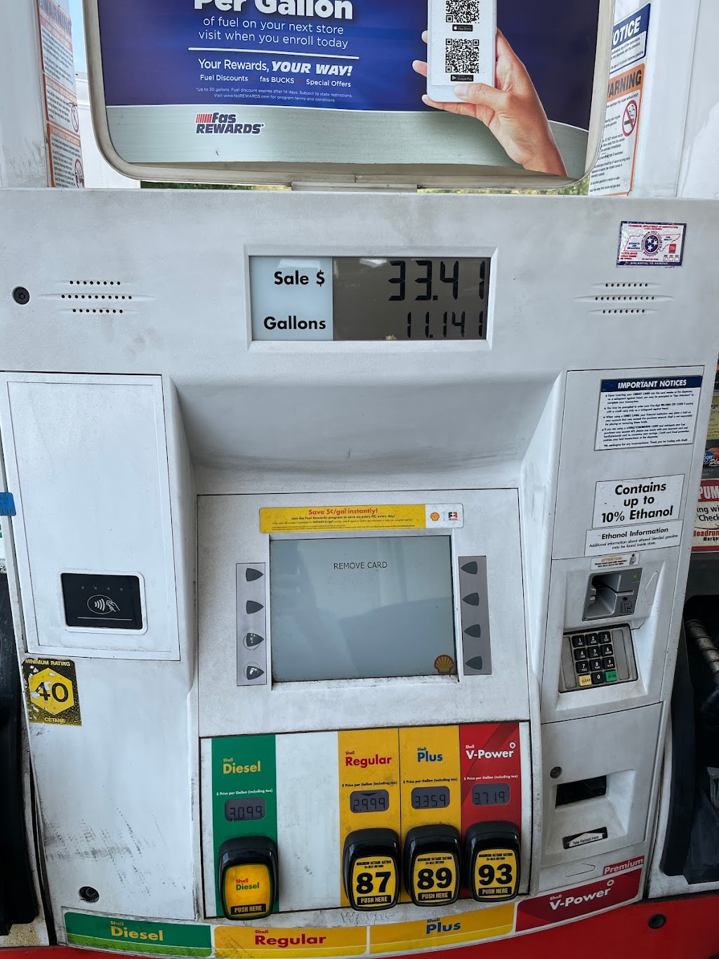 Shell | restaurant | 101 Hospitality Pl, Kingsport, TN 37663, USA | 4233237857 OR +1 423-323-7857