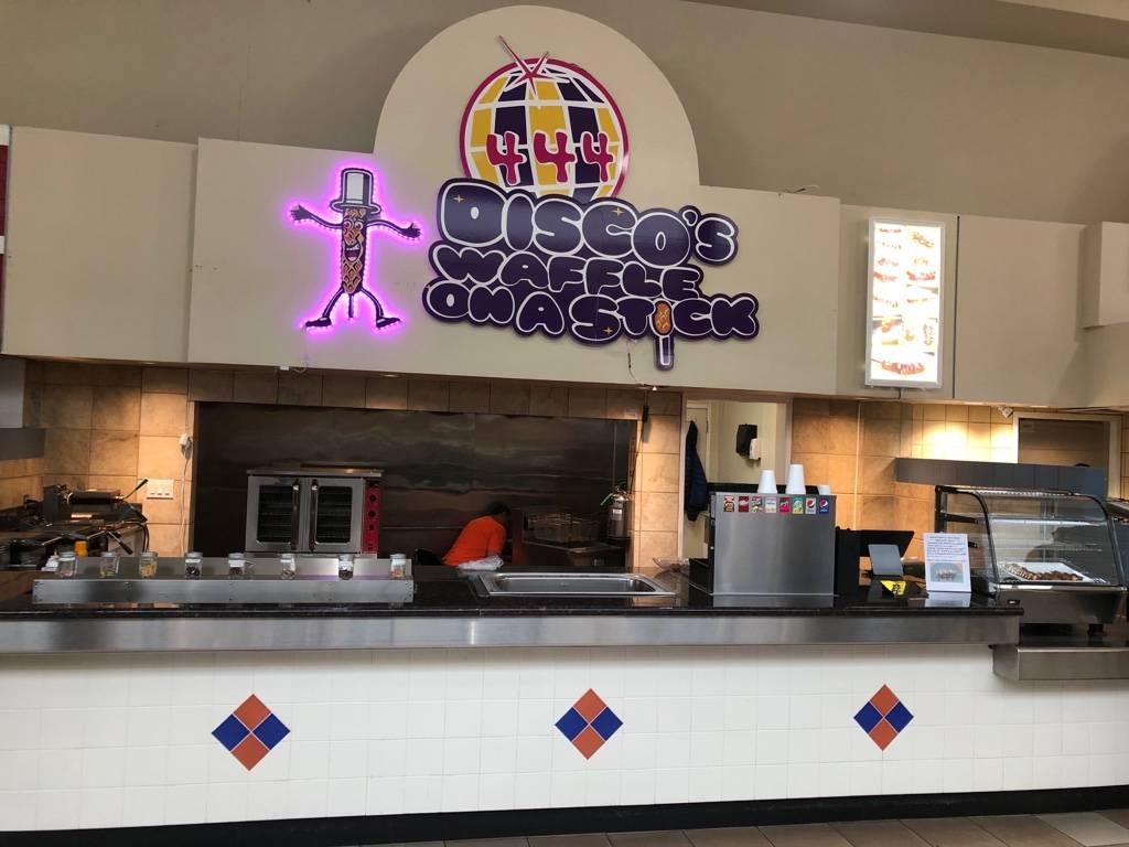 Discos Waffle on a Stick | restaurant | 5308 Pacific Ave #104 Inside The Patio Food Court, Stockton, CA 95207, USA | 2092275445 OR +1 209-227-5445