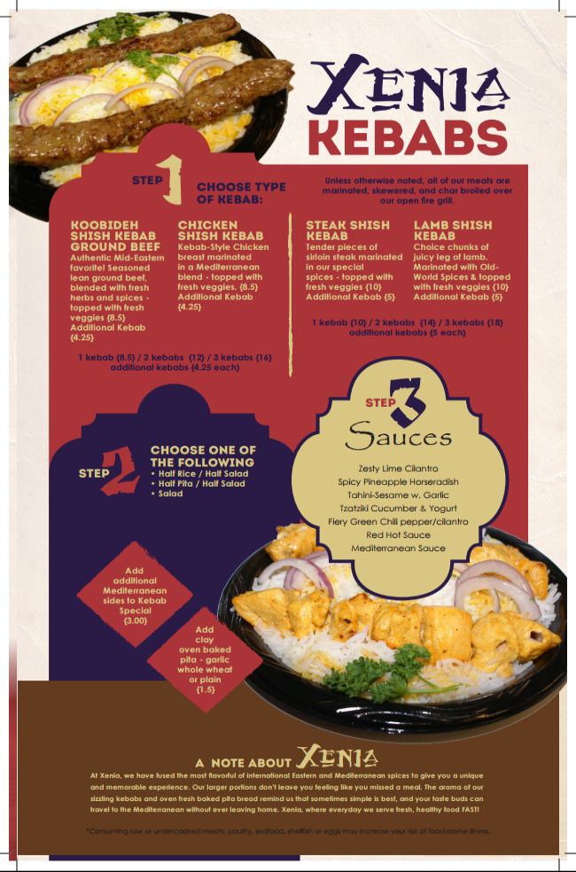 Xenia Kebab | restaurant | 1751-A, Virginia Ave, Harrisonburg, VA 22802, USA | 5406155731 OR +1 540-615-5731