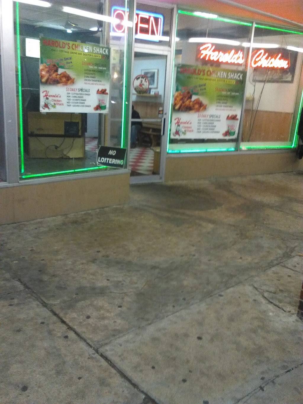 Harolds Chicken Shack | restaurant | 15411 Cottage Grove Ave, Dolton, IL 60419, USA | 7088410400 OR +1 708-841-0400