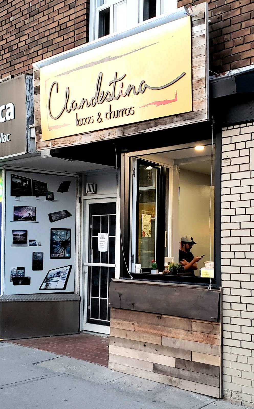 Clandestina | restaurant | 2107 Yonge St, Toronto, ON M4S 2A4, Canada | 6478778226 OR +1 647-877-8226