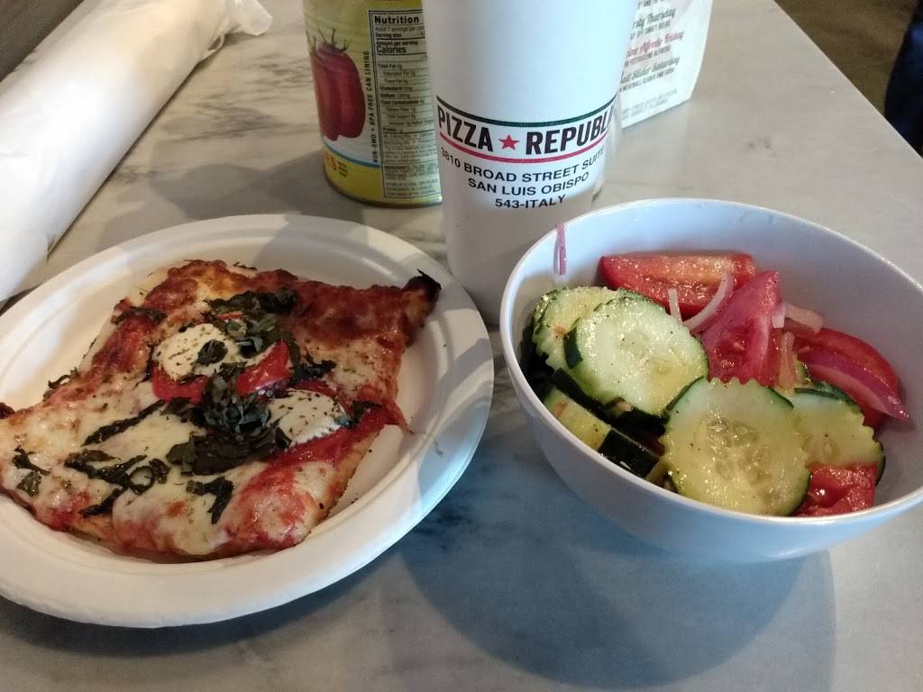 Pizza Republic | restaurant | 3810 Broad St #3, San Luis Obispo, CA 93401, USA | 8055434825 OR +1 805-543-4825