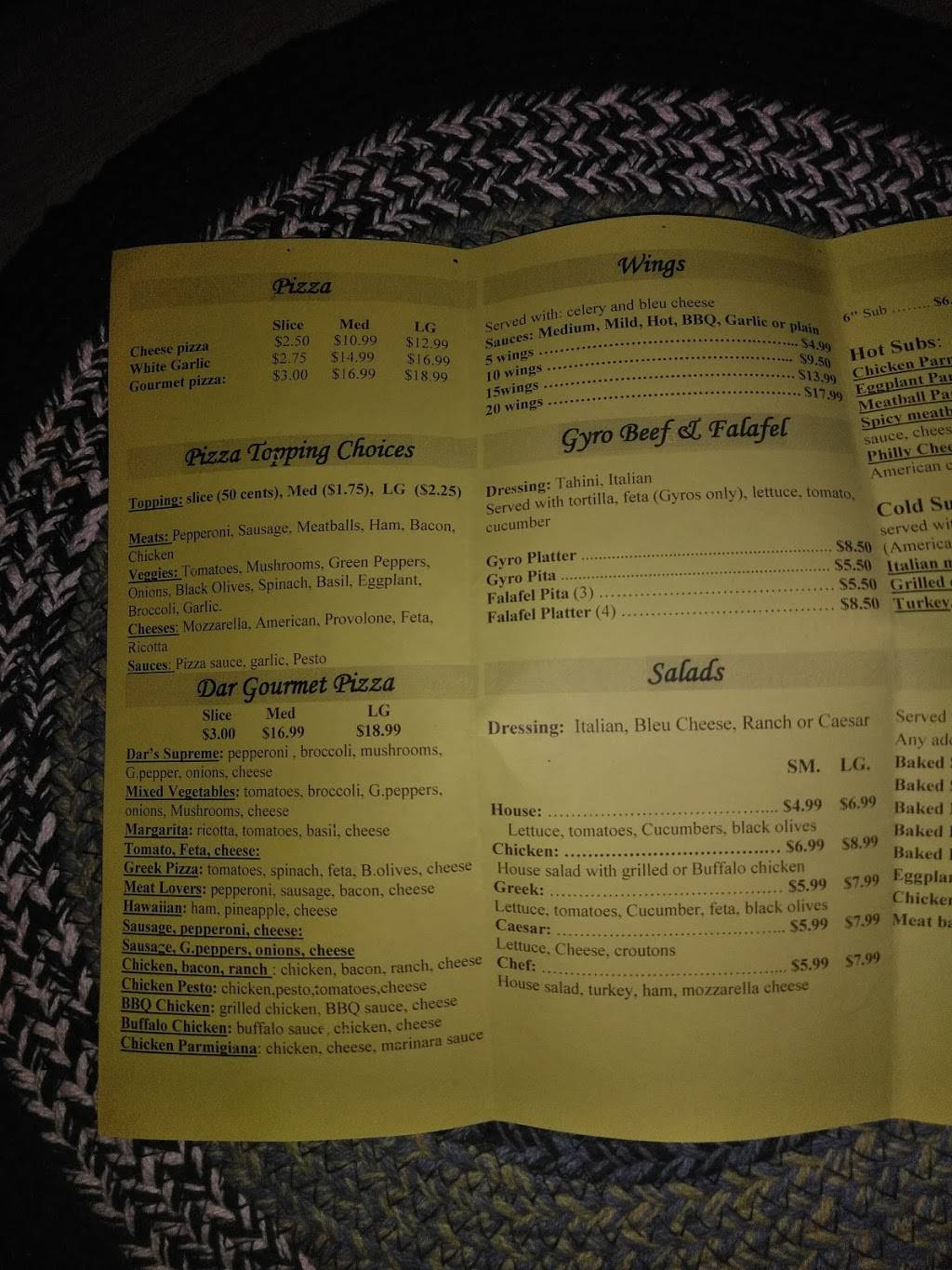 Dars Pizza | restaurant | 16110 Everly Rd Suite #2, Hagerstown, MD 21740, USA | 2408502948 OR +1 240-850-2948