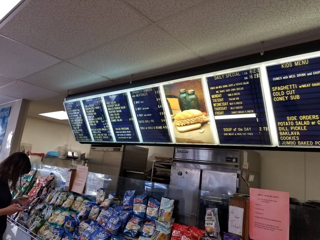 Bill & Ruths Sub Shops | restaurant | 1517 S Main St, Tulsa, OK 74119, USA | 9185847827 OR +1 918-584-7827
