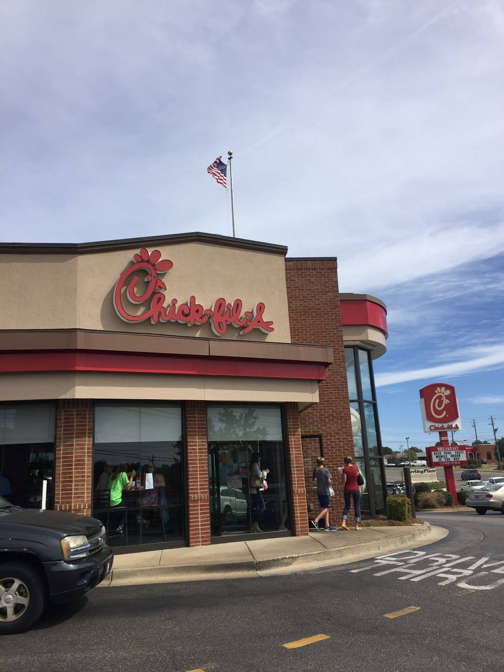 Chick-fil-A | restaurant | 1967 Cobbs Ford Rd, Prattville, AL 36066, USA | 3343658222 OR +1 334-365-8222