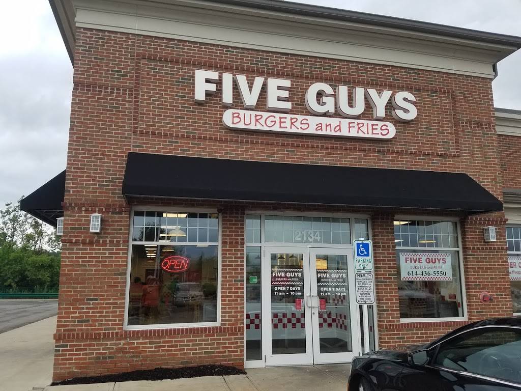 Five Guys | meal takeaway | 2134 Polaris Pkwy, Columbus, OH 43240, USA | 6144365550 OR +1 614-436-5550