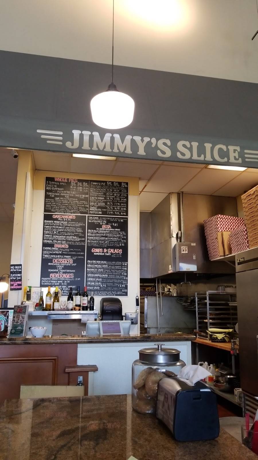 Jimmys Slice | restaurant | 586 E Main St, Ventura, CA 93001, USA | 8056486133 OR +1 805-648-6133