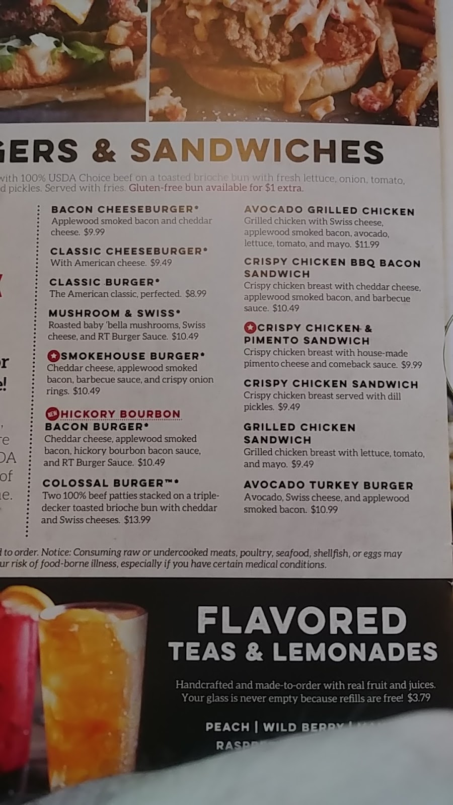 Ruby Tuesday | restaurant | 2171 Post Oak Ln, Marianna, FL 32448, USA | 8505267100 OR +1 850-526-7100