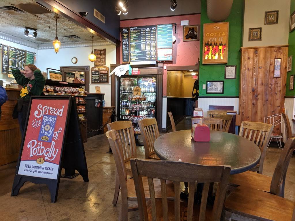 Potbelly Sandwich Shop | restaurant | 1216 W Hickory St, Denton, TX 76201, USA | 9402971287 OR +1 940-297-1287