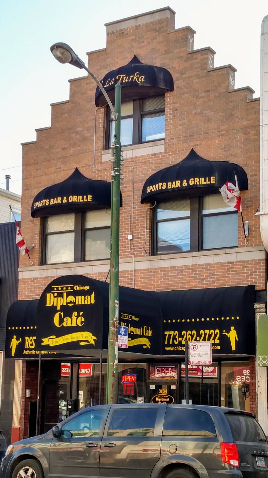 Chicago Diplomat Cafe | restaurant | 3134 N Lincoln Ave, Chicago, IL 60657, USA | 7732622722 OR +1 773-262-2722