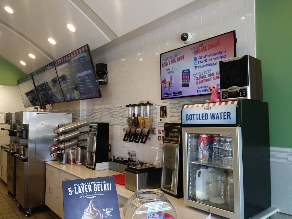 Ritas Italian Ice & Frozen Custard | restaurant | 44809 Hayes Rd, Sterling Heights, MI 48313, USA | 5864883764 OR +1 586-488-3764