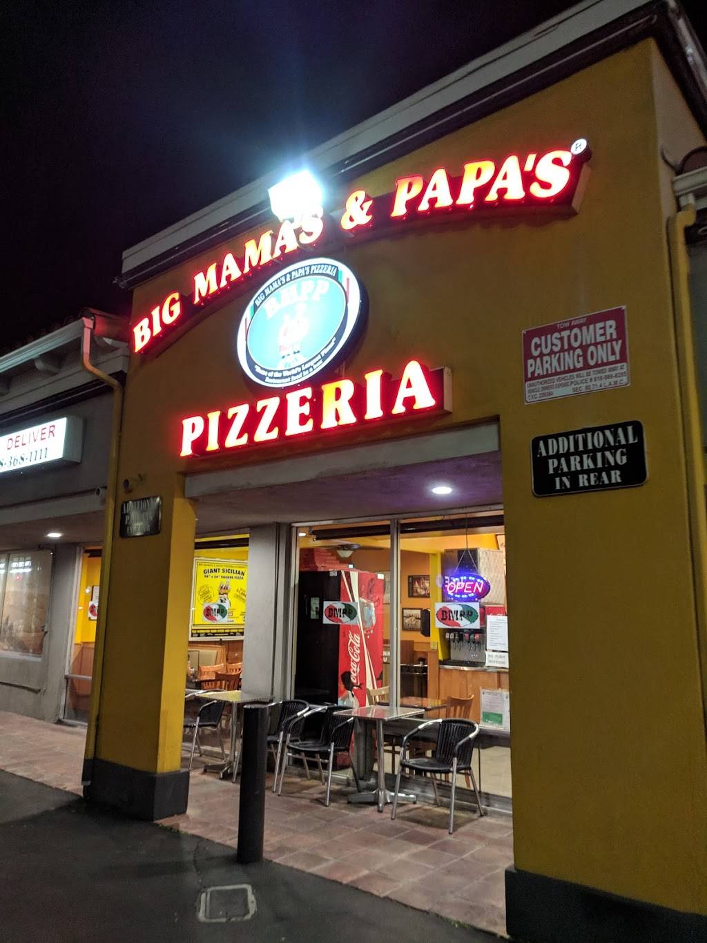 Big Mamas & Papas Pizzeria - Granada Hills | restaurant | 10666 Zelzah Ave, Granada Hills, CA 91344, USA | 8183681111 OR +1 818-368-1111